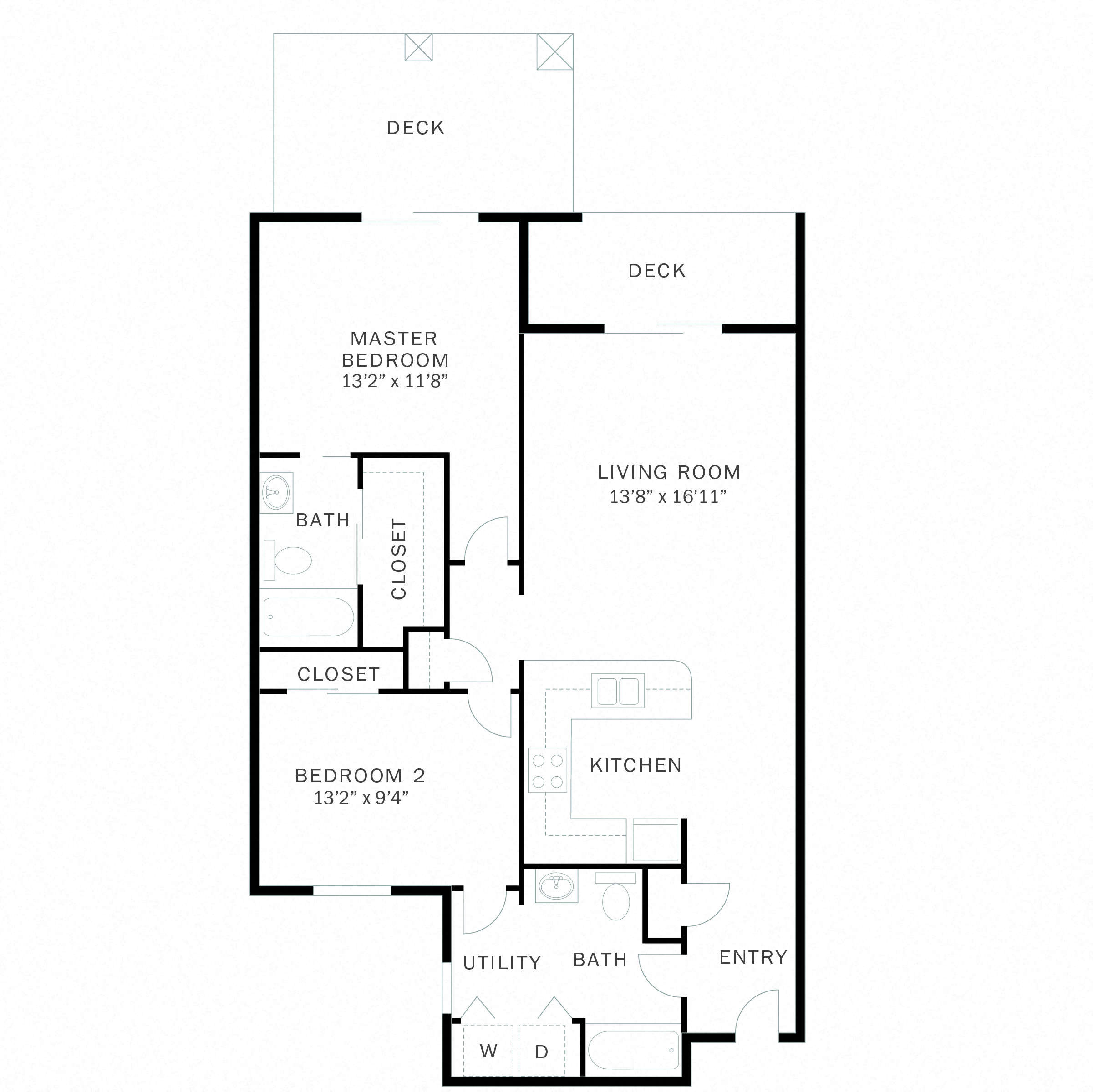 2E floor plan